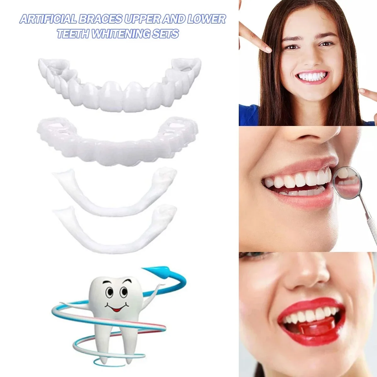 Teeth Whitening Session - Teeth Veneers Whitening Dentures Braces Temporary