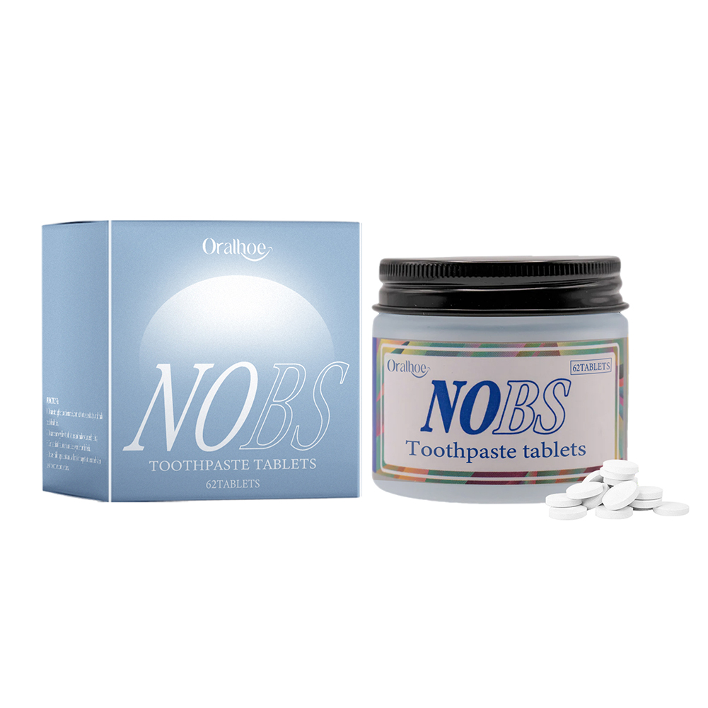 Teeth Whitening With Coconut Oil - NOBS Toothpaste Tablets - Nano Hydroxyapatite,