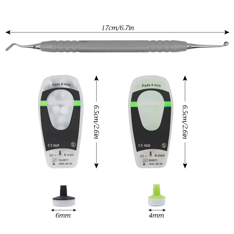 Teeth Whitening Session - Dental Composite Kit with Foam Pad