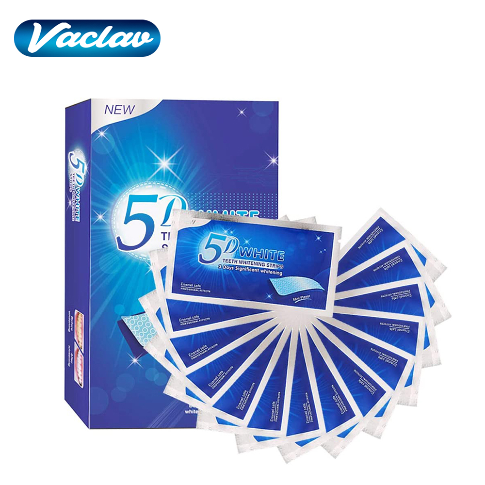 Teeth Whitening With Hydrogen Peroxide - 5D White Teeth Whitening Strip Whitening