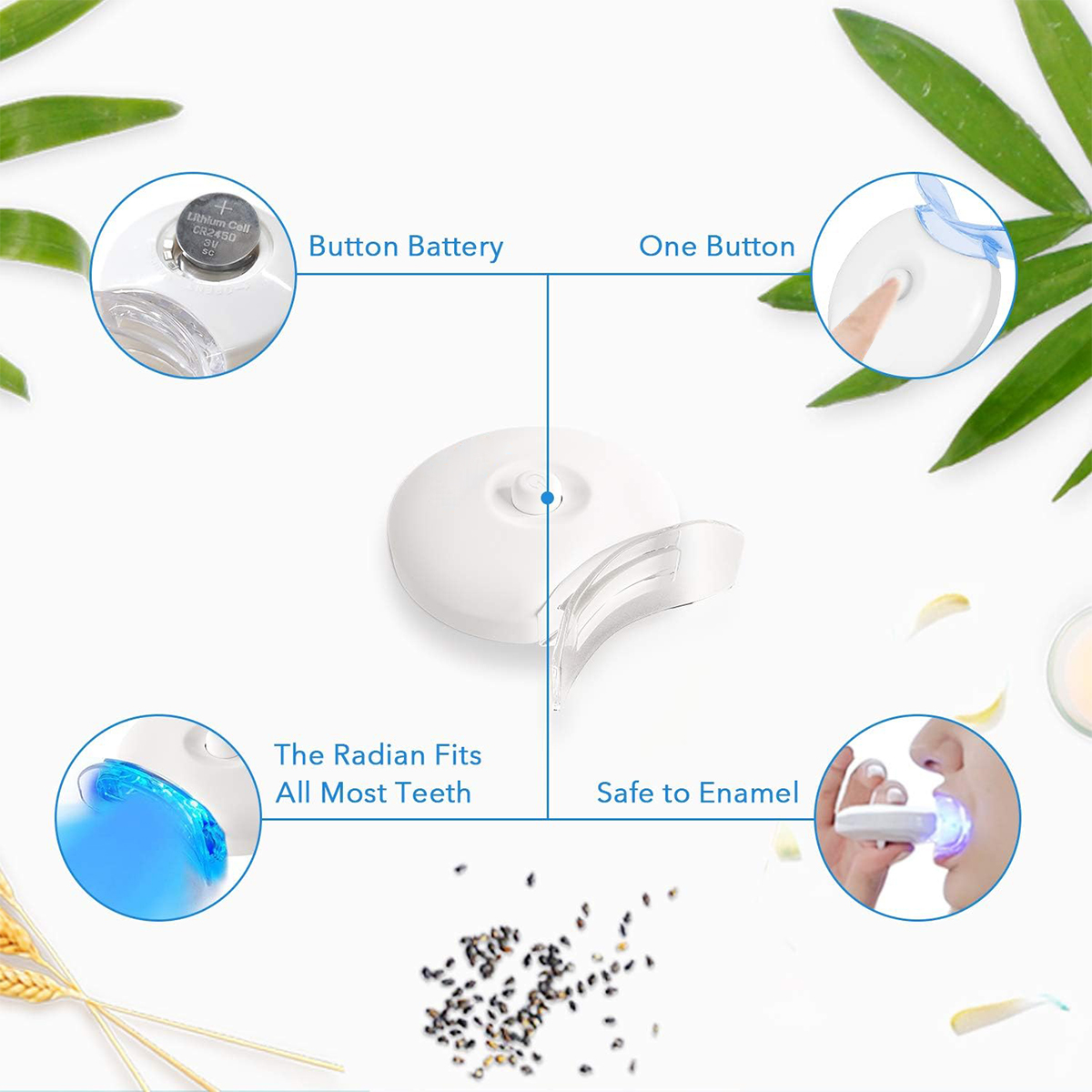 Teeth Whitening Kit - 5X LED L - Teeth Whitening With Hydrogen Peroxide recension och pris