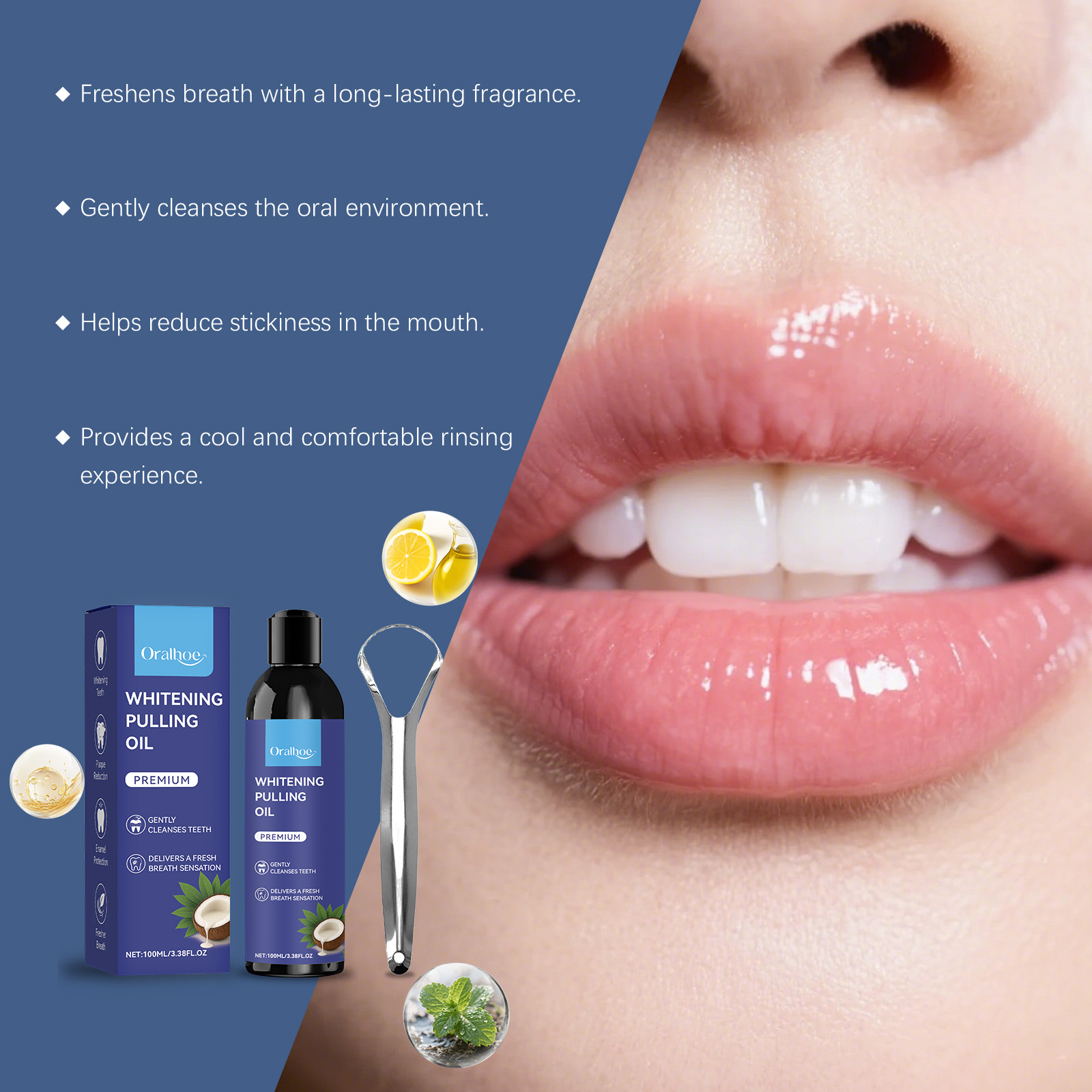 Coconut Oil Pulling Mouthwash  - Teeth Whitening With Coconut Oil recension och pris