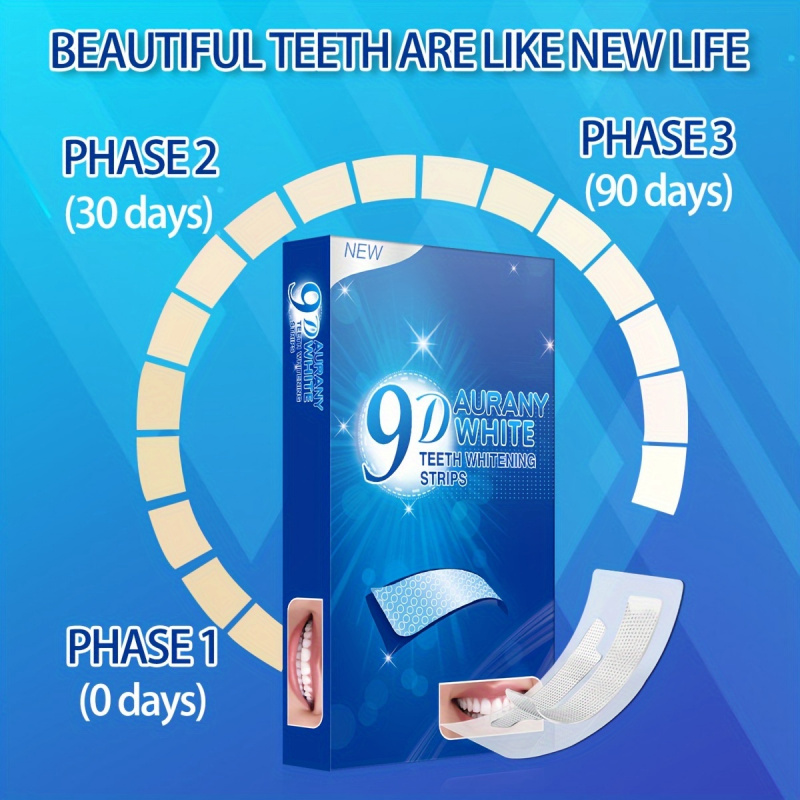 21 Pairs of 9D Aurany White Te - Teeth Whitening With Hydrogen Peroxide recension och pris