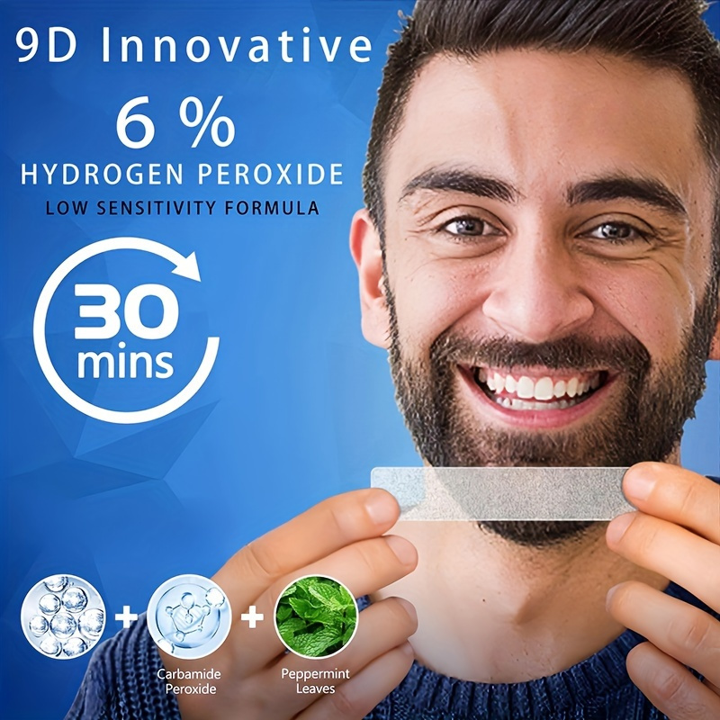 21 Pairs of 9D Aurany White Te - Teeth Whitening With Hydrogen Peroxide recension och pris
