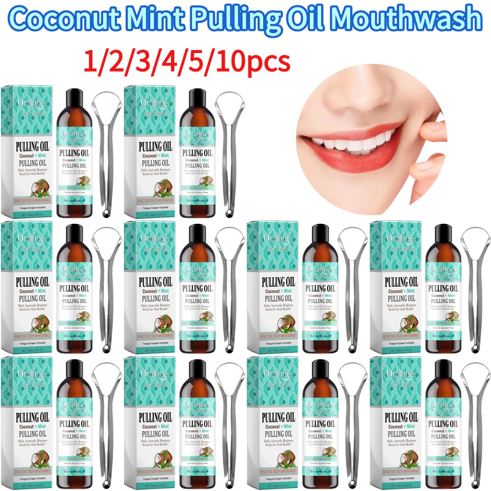 Coconut Mint Pulling Oil Mouth - Teeth Whitening With Coconut Oil recension och pris