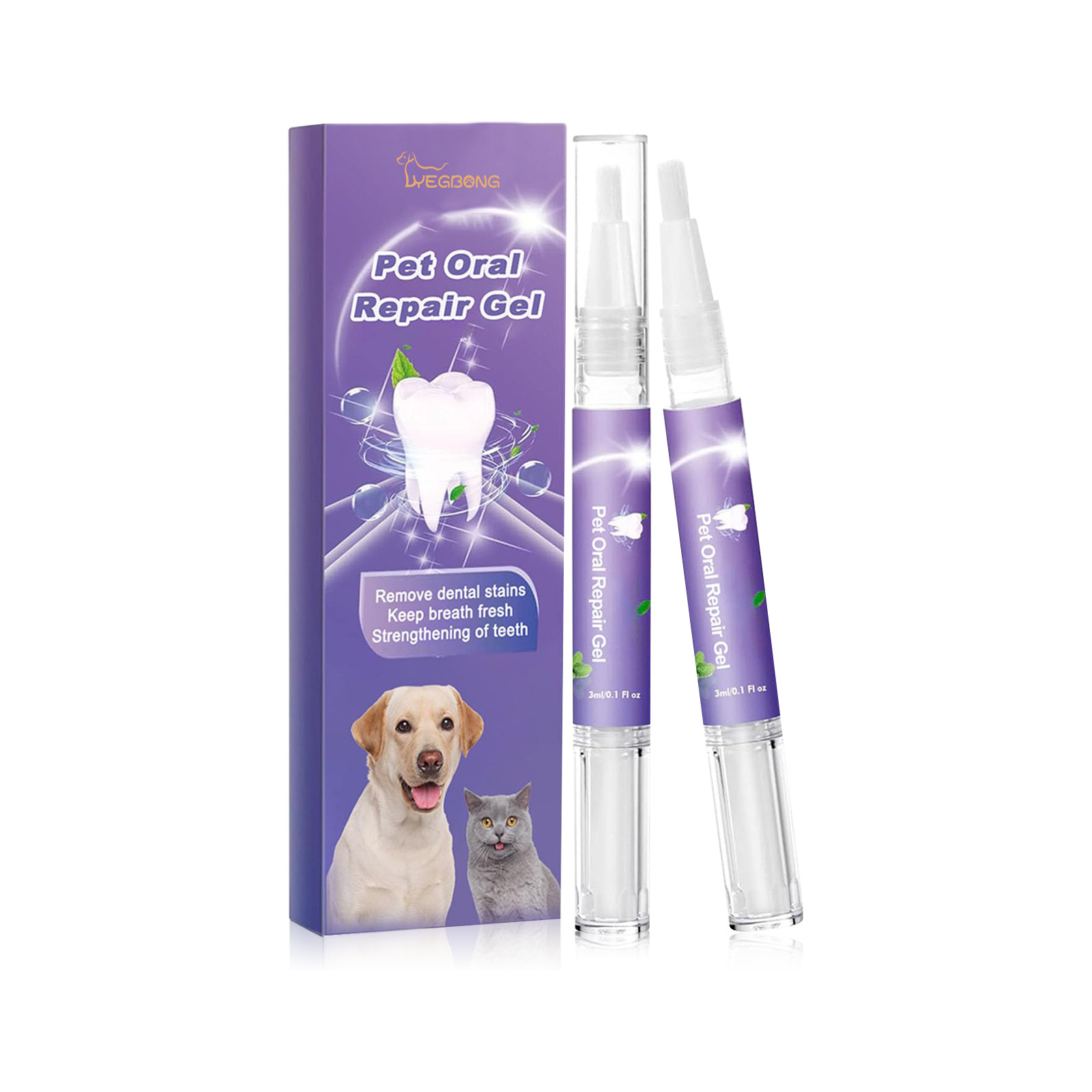 Pet Oral Repair Gel Puppy Tart - Teeth Whitening With Hydrogen Peroxide recension och pris