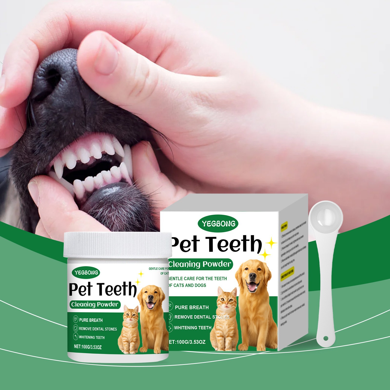Pet Teeth Cleaning Powder Redu - Teeth Whitening Session recension och pris
