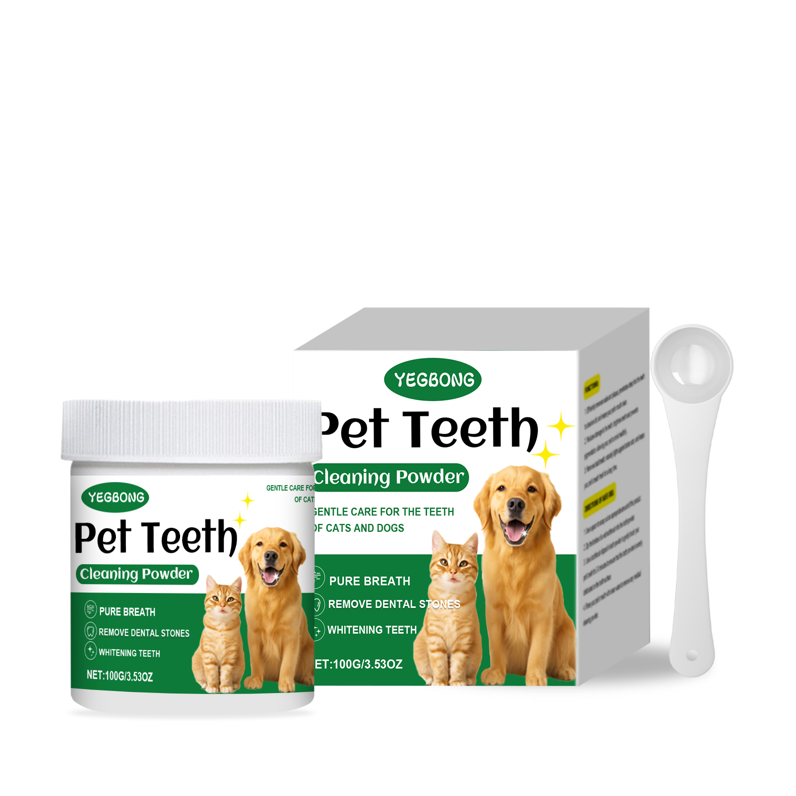 Pet Teeth Cleaning Powder Redu - Teeth Whitening Session recension och pris