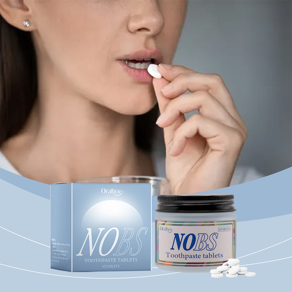 NOBS Toothpaste Tablets - Nano - Teeth Whitening With Coconut Oil recension och pris