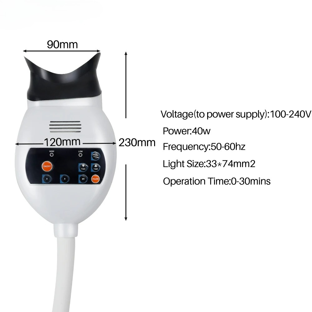Adjustable 3 Colors LED Teeth  - Teeth Whitening Led Light recension och pris