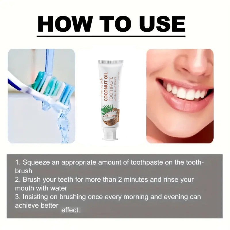 100g Coconut Oil Whitening Too - Teeth Whitening With Coconut Oil recension och pris