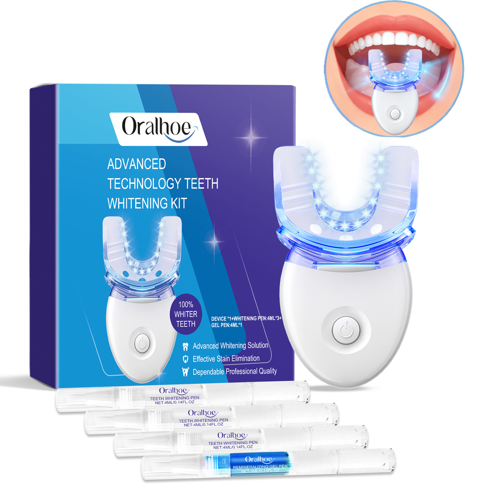 Professional Teeth Whitening L - Teeth Whitening With Hydrogen Peroxide recension och pris